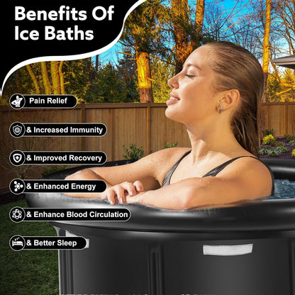 Ice Bath Besarme Bain de glace ❄️ gonflable pour sportifs – Récupération rapide et naturelle !❄️