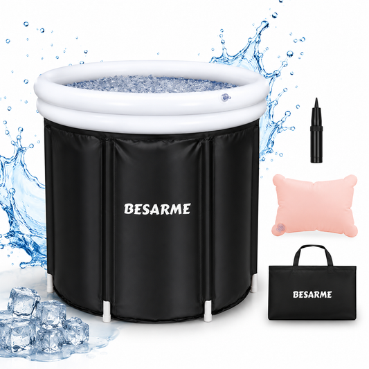 Ice Bath Besarme Bain de glace ❄️ gonflable pour sportifs – Récupération rapide et naturelle !❄️